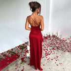 Ariana Premium Satin Maxi Dress Designer Edit