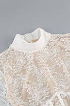 Emilsf Lace Jacquard Mini Dress