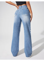 DressBetty - Street Butterfly Printed Jeans