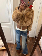 Miral Faux Fur Cropped Jacket