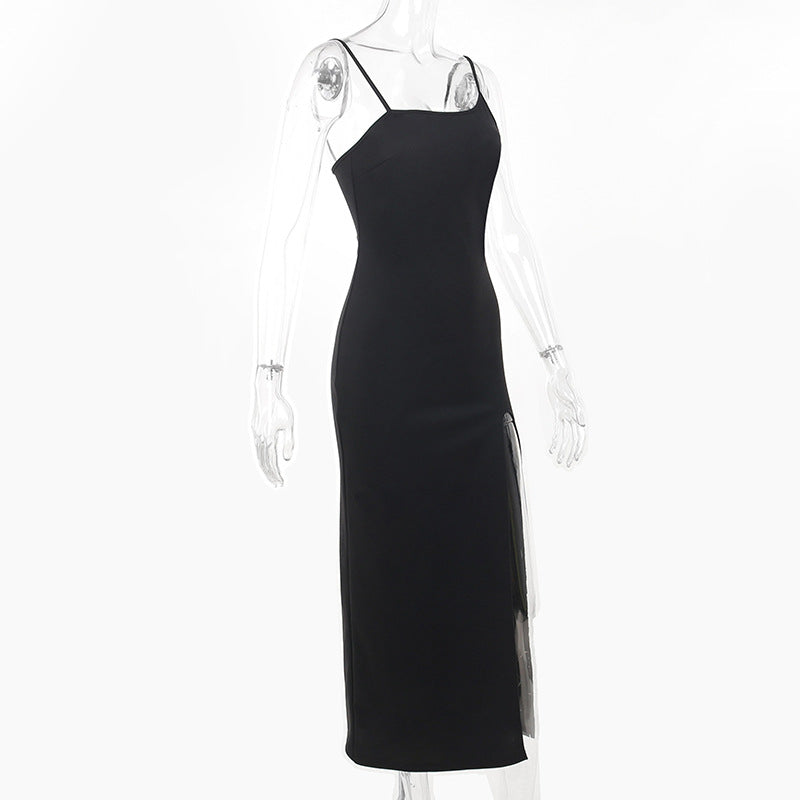 Sorano Slit Dress Black