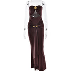 Lucian Maxi Dress Brown