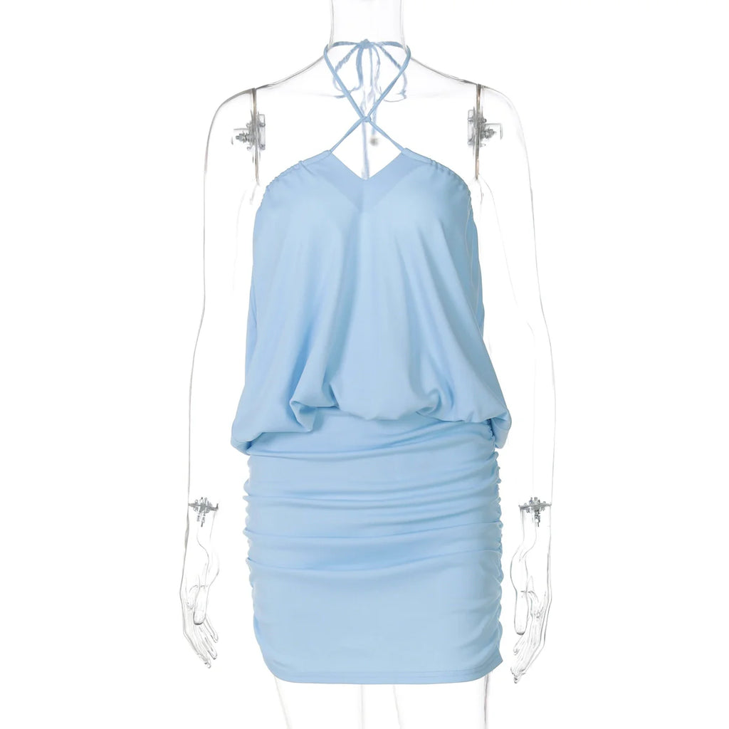 Masyn Halter Mini Skirt Set