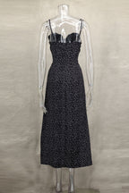 Inkwave Midi Dress Black