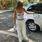 Asra Striped Knit Two-Piece Set