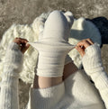 Randy Cozy Ribbed Knit Over the Knee Socks