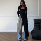 Yasmina Boutique Women's Asymmetric Maxi Dress with Long Sleeves Evening Wear Edit
