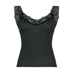 Niya Polka Dot Lace Camisole