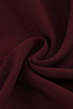 Sarioa Red Halter Pleated Maxi Dress