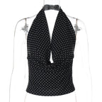 Joan Polka Dot Halter Top