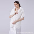 Bridal Wedding Fauxfur Dress Long Winter Scarf