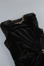 Selah Black Cutout Maxi Dress