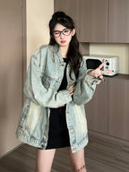 Oversized Denim Jacket Outfit