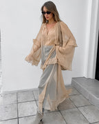 Ronnie Sheer Dress Khaki