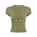 Elyzabeth Floral V-Neck Top