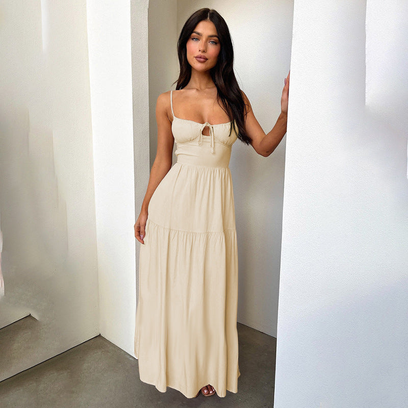 Ophelia Boutique Long Backless Dress Statement Occasion Edit