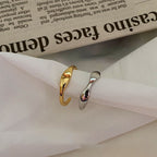Wavy Irregular Open Band Index Finger Ring