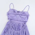 Wisteria Midi Dress Purple