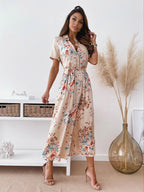 Read My Tulips Smocked Ruffle Maxi Dress FINAL