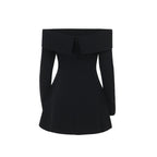 Barbara 2.0 Off Shoulder Mini dress Black