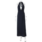 Raelee Halter Ruched Maxi Dress