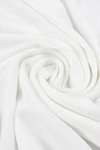 Sarads Deep V White Denim Maxi Dress