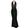Leyla Ruched Halter Midi Dress