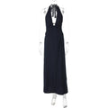 Asra Halter Pleated Maxi Dress