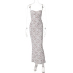 Ariadne Lace Backless Midi Dress