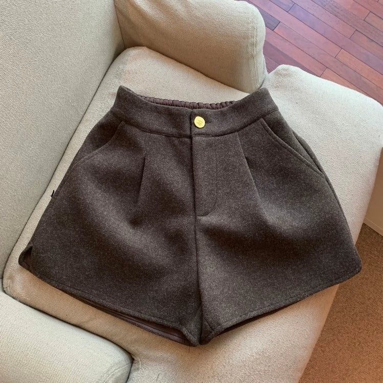 Katharine Tailored High-Waist Shorts