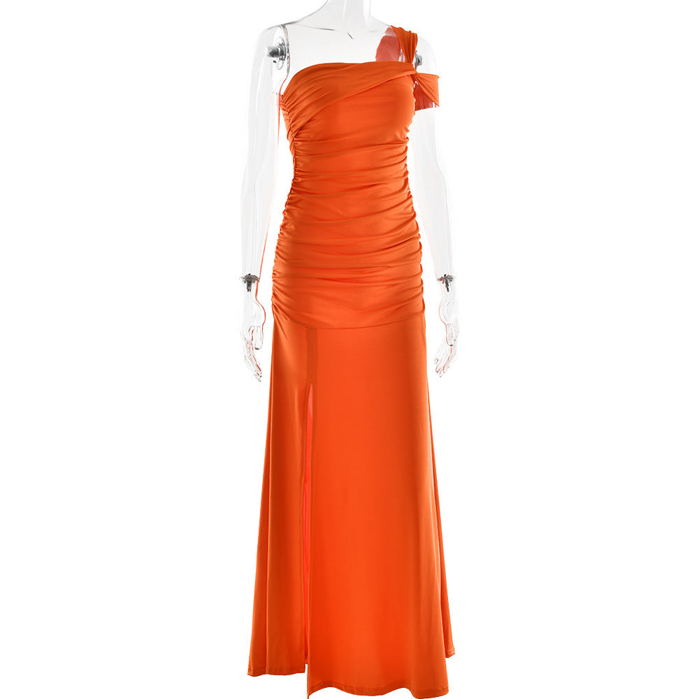 Elara Maxi Dress Orange