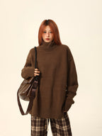 Turtleneck Boyfriend Sweater