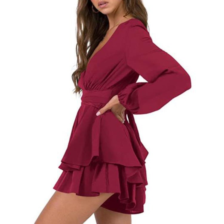 Dance The Night Away Satin Dress Red FINAL
