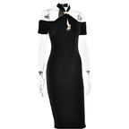Mella Midi Dress Black