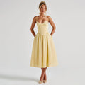 Sampson Midi Dress Yellow