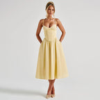 Sampson Midi Dress Yellow