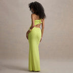 Pathy Maxi Dress Neon Green