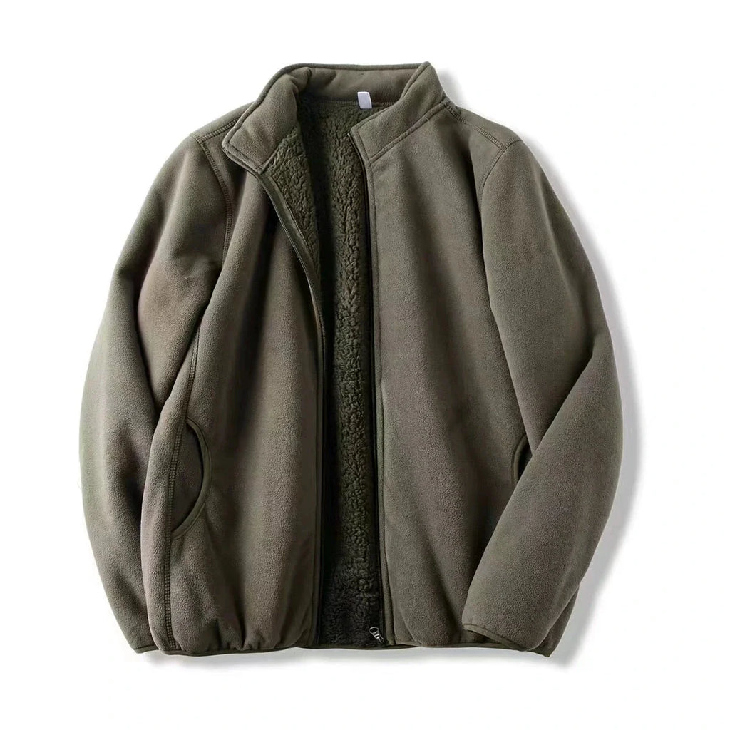 Zoee Plush Stand Collar Jacket
