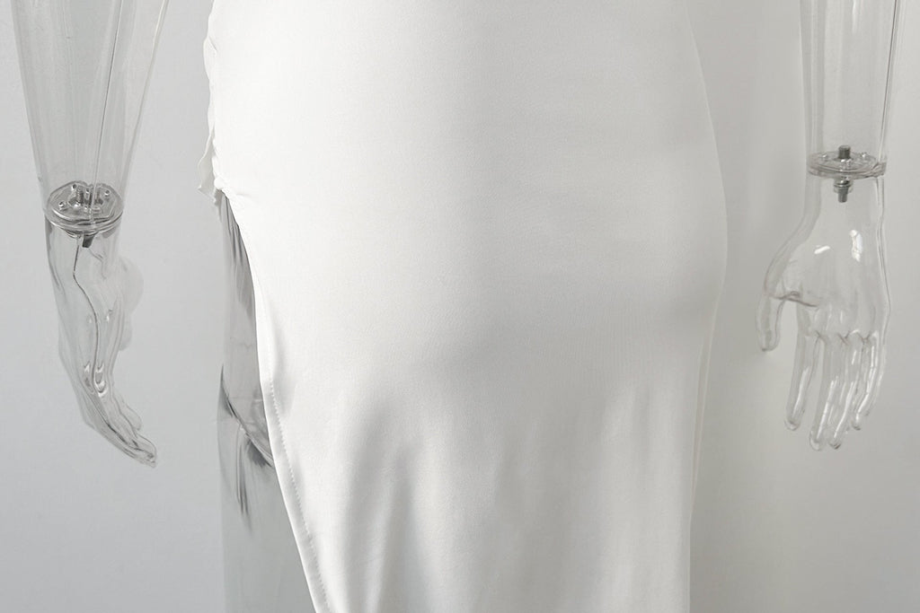 Azrim Maxi Dress White