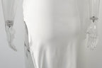 Azrim Maxi Dress White
