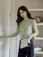 Classic Grey Button Up Cardigan