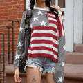 Meryem Off-Shoulder Star Sweater