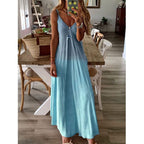 Empire Satin Maxi Dress Aqua FINAL