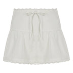 Jenesis Lace Bow Mini Skirt