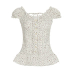 Shaylee Floral Puff Sleeve Blouse