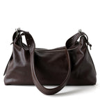 Lydia - Classic Brown Leather Shoulder Bag