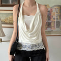Colby Faux Layered Halter Top