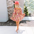 Golden Gate Floral Babydoll Tunic