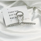 Premium Gold Silver Metallic Hair Claw