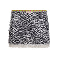 Zaylie Sequin Zebra Mini Skirt